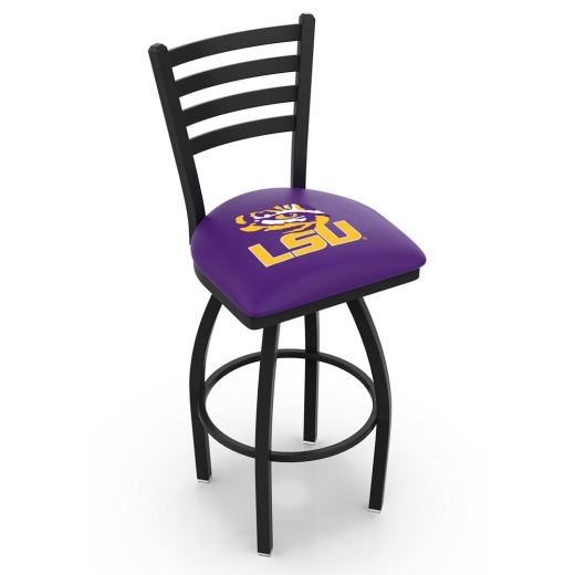 L014 Louisiana State Swivel Stool With Black Wrinkle Finish