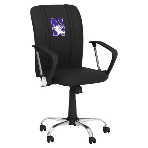 Northwestern Wildcats Collegiate Curve Task Chair