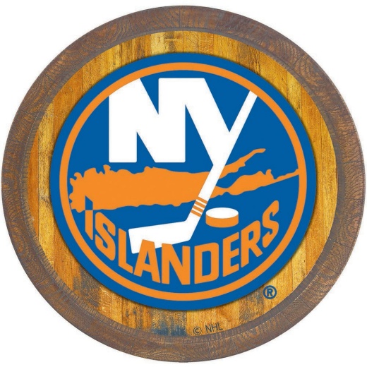 York Islanders: "Faux" Barrel Top Sign
