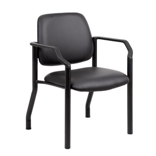 Boss Antimicrobial Guest Chair, 300 Lb. Weight Capacity