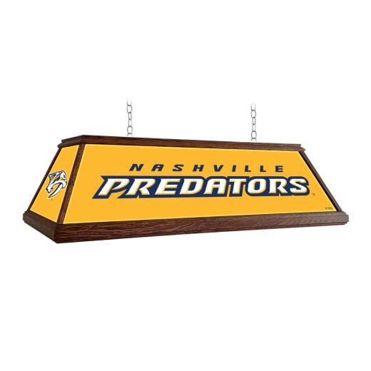 Nashville Predators: Premium Wood Pool Table Light