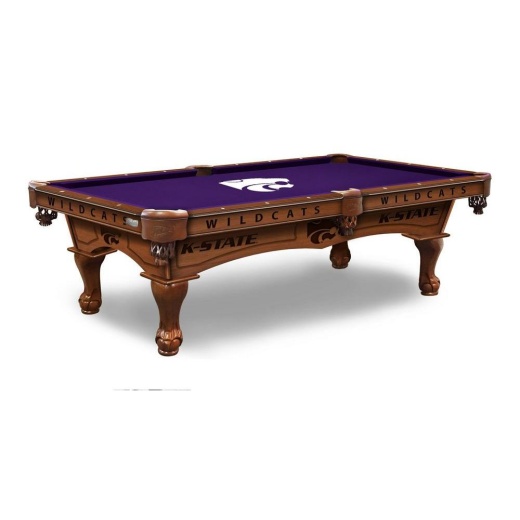 Kansas State 8' Pool Table By Holland Bar Stool Co
