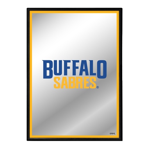 Buffalo Sabres: Logo Framed Mirrored Wall Sign