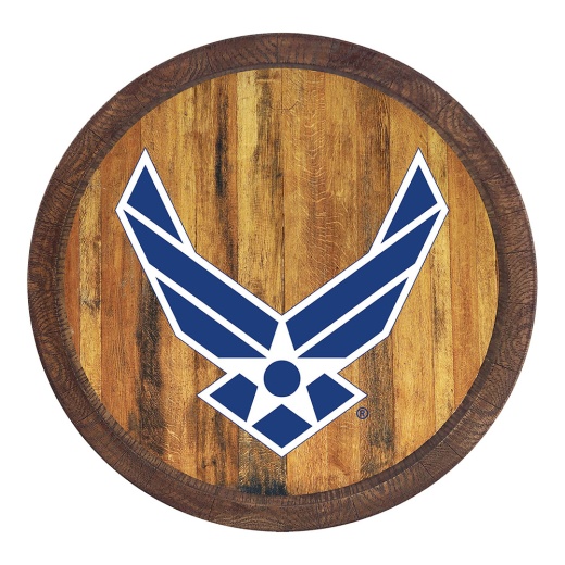 Us Air Force: Faux Barrel Wall Sign