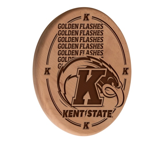 Kent State Laser Engraved Wood Sign By The Holland Bar Stool Co