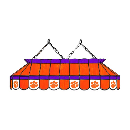 Clemson University 40" Glass Lamp