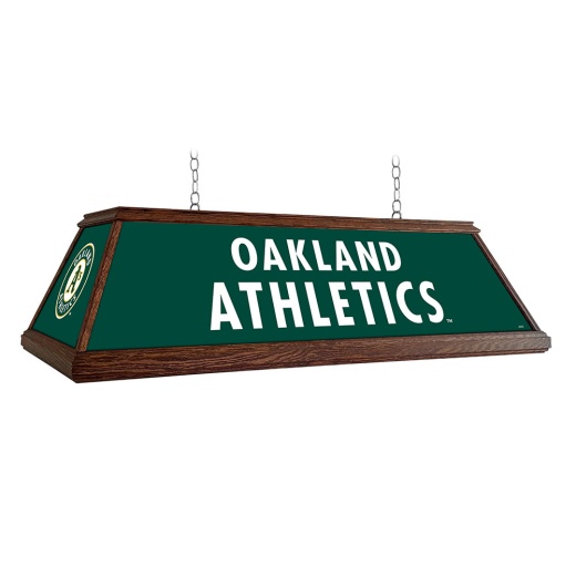 Oakland Athletics: Premium Wood Pool Table Light