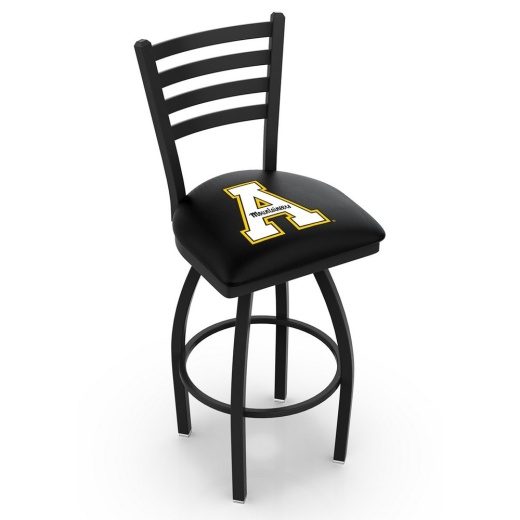 L014 Appalachian State Swivel Stool With Black Wrinkle Finish