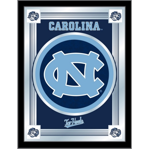 University Of North Carolina 17"X22" Logo Wall Mirror By Holland Bar Stool Company Design 1