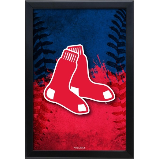 Boston Red Sox 15.75" X 23.5" Led Snap Frame Lightbox By Holland Bar Stool Company