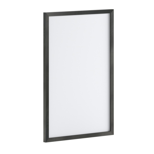 Bristol 24X36 Wall Mount White Board With Included Dry Erase Marker, 4 Magnets, And Eraser For Home, School Or Business In Black