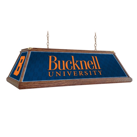 Bucknell Bisons: Premium Wood Pool Table Light