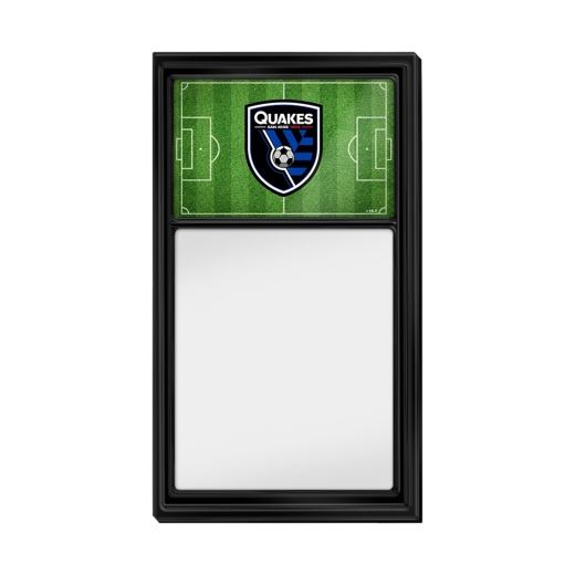 San Jose Earthquakes: Pitch Dry Erase Note Board