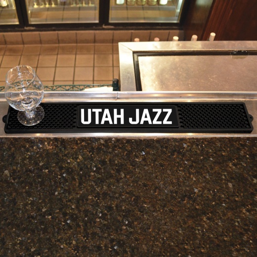 Utah Jazz Jazz Bar Drink Mat 3.25In. X 24In