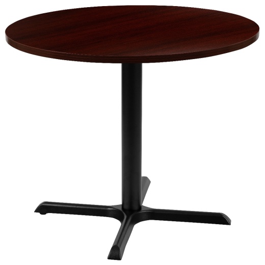 Chapman 36" Round Multipurpose Conference Table In Mahogany