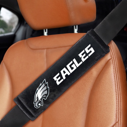 Philadelphia Eagles Embroidered Seatbelt Pad 2 Pieces