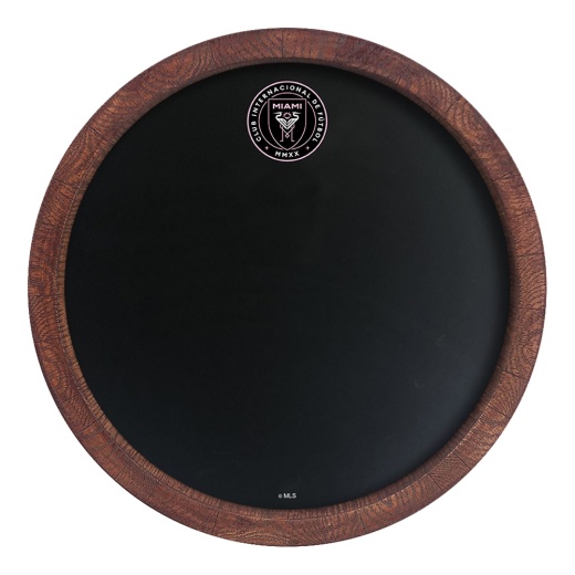 Inter Miami Cf: Chalkboard "Faux" Barrel Top Sign