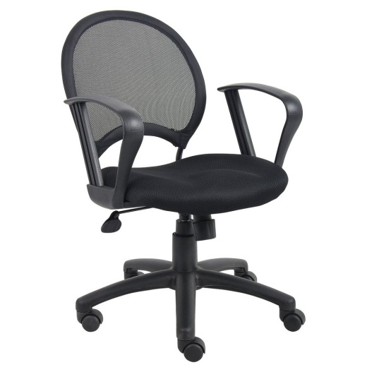 Boss Mesh Chair With Loop Arms