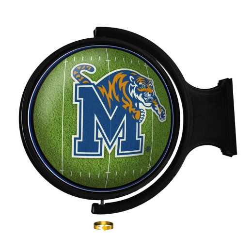 Memphis Tigers: On The 50 Original Round Rotating Lighted Wall Sign