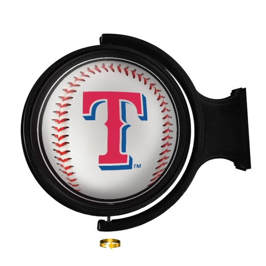 Texas Rangers: Baseball Original Round Rotating Lighted Wall Sign