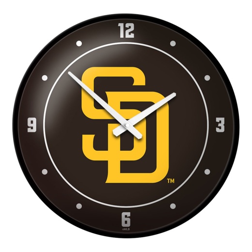 San Diego Padres: Logo Modern Disc Wall Clock