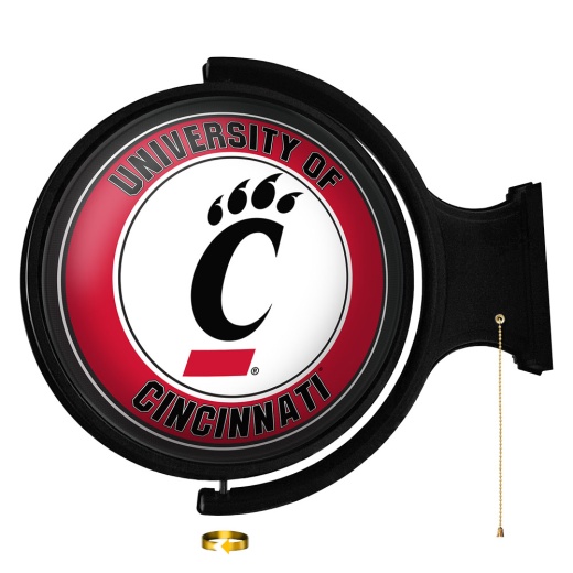 Cincinnati Bearcats: Original Round Rotating Lighted Wall Sign