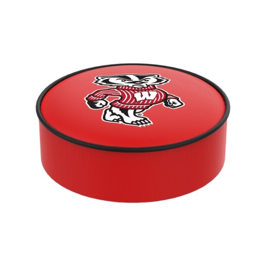 Wisconsin "Badger" Bar Stool Seat Cover By Hbs