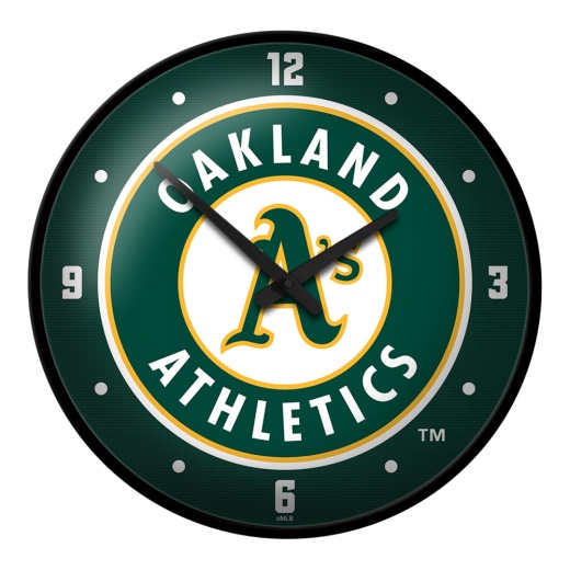 Oakland Athletics: Modern Disc Wall Clock