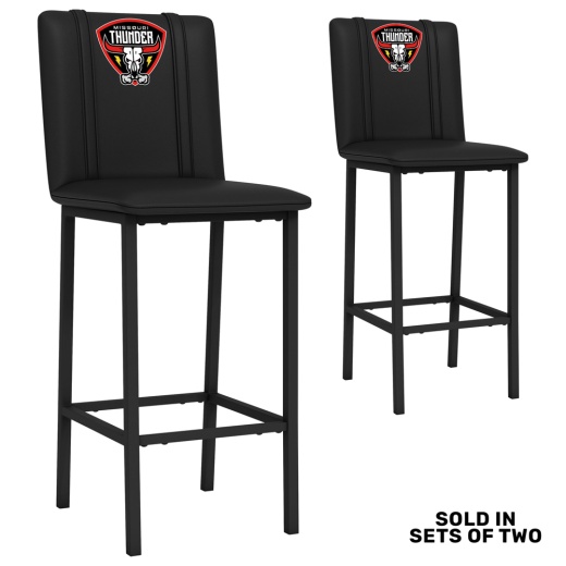 Bar Stool 500 With Missouri Thunder Primary Logo Set Of 2