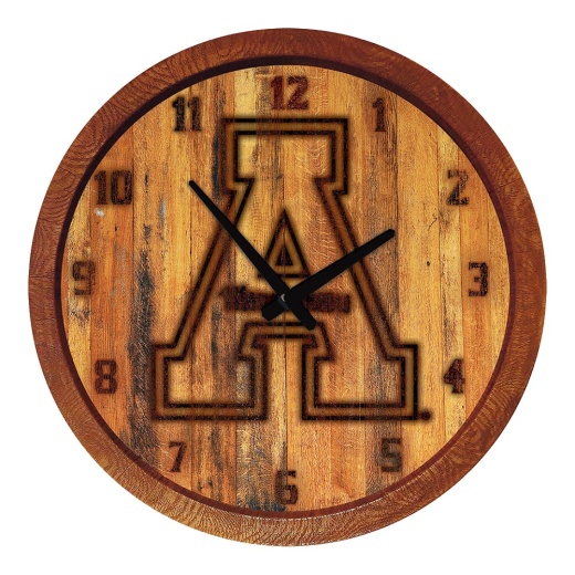 Applachian State Mountaineers 20" Barrel Team Logo Wall Clock