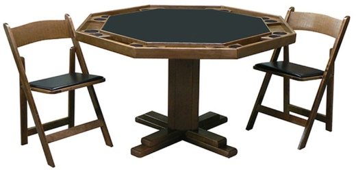 Kestell Pedestalbase Poker Table