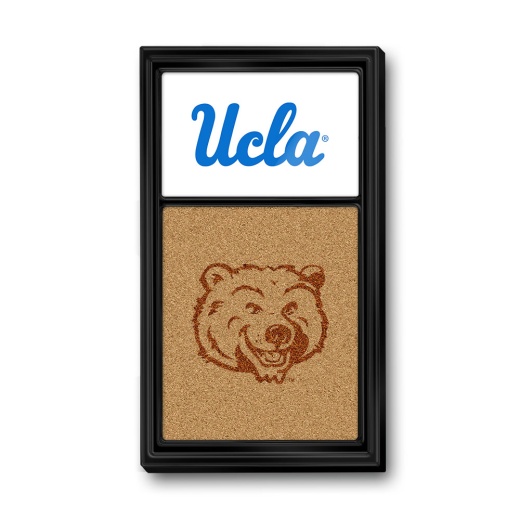 Ucla Bruins: Dual Logo Cork Note Board