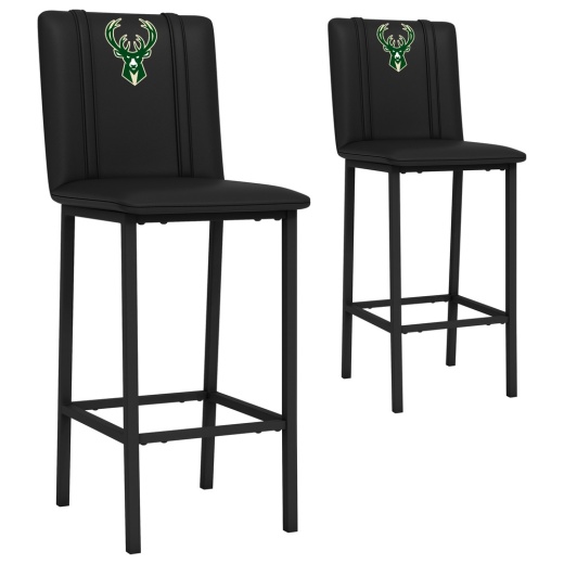 Bar Stool 500 With Milwaukee Bucks Set Of 2
