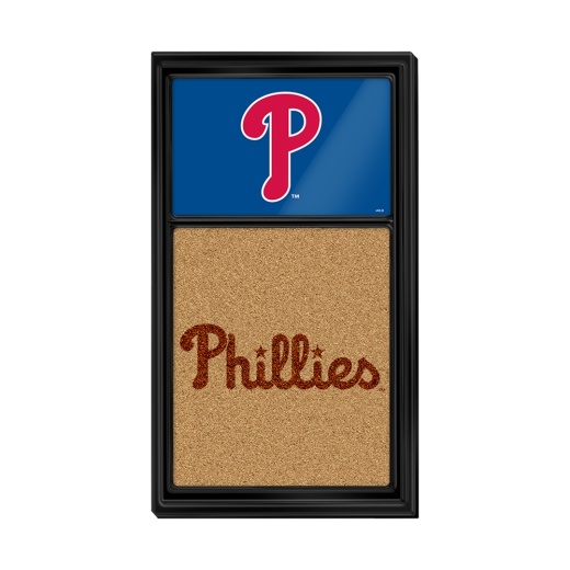 Philadelphia Phillies: Dual Logo Cork Note Board