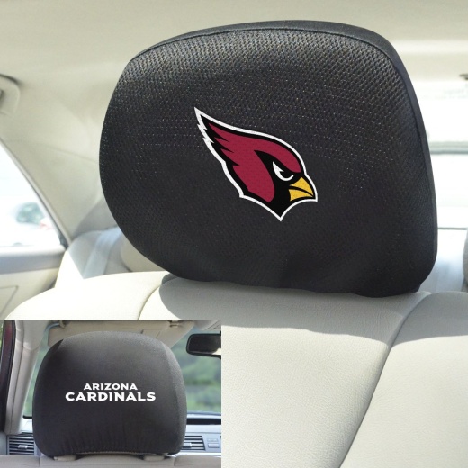 Arizona Cardinals Embroidered Head Rest Cover Set 2 Pieces