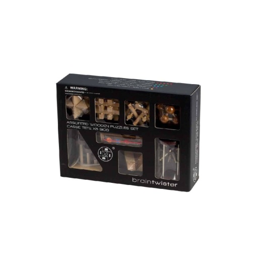 8 in 1 Assorted Brain Bender Puzzle Set