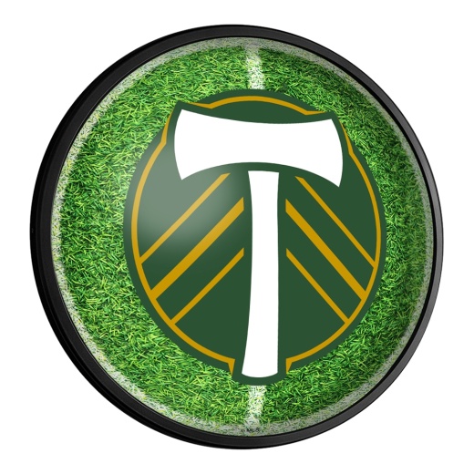 Portland Timbers: Pitch Round Slimline Lighted Wall Sign