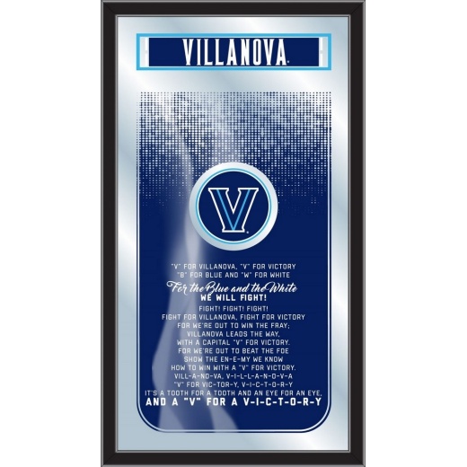 Villanova 26" X 15" Fight Song Mirror By Holland Bar Stool Company
