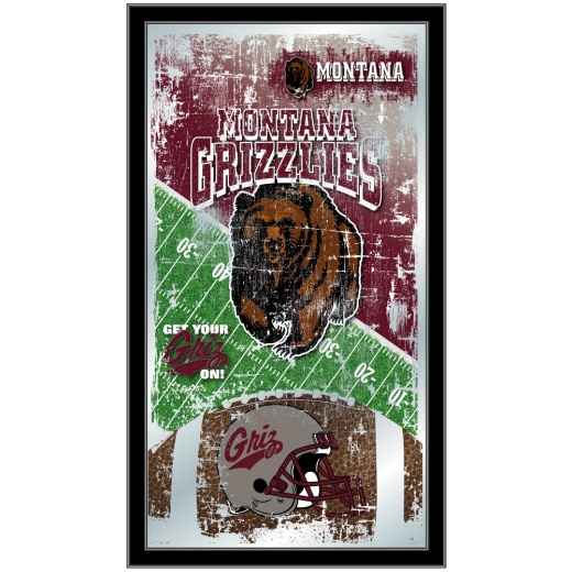 Montana 15" X 26" Football Mirror By Holland Bar Stool Company
