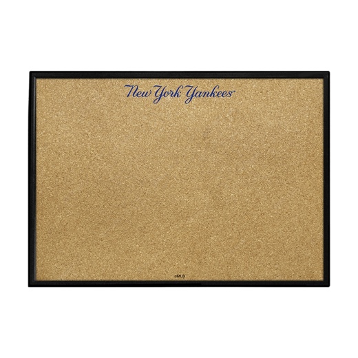 York Yankees: Wordmark Framed Corkboard