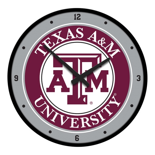 Texas A&M Aggies: Modern Disc Wall Clock