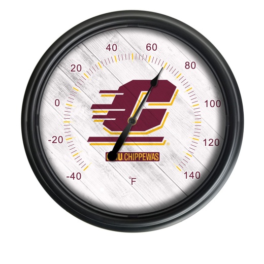 Central Michigan University Indoor/Outdoor Led Thermometer By Holland Bar Stool Company
