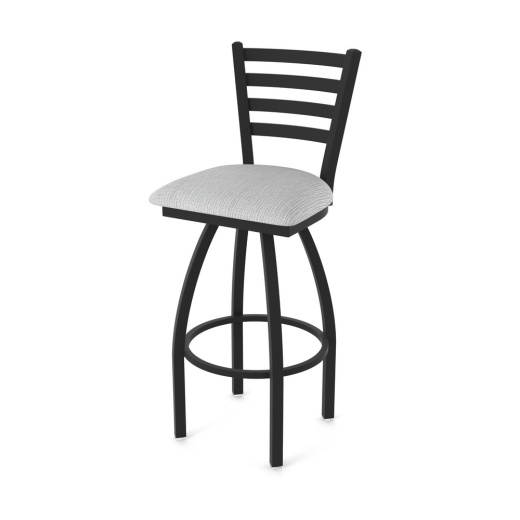 410 Jackie Swivel Stool With Black Wrinkle Finish And Graph Alpine Seat