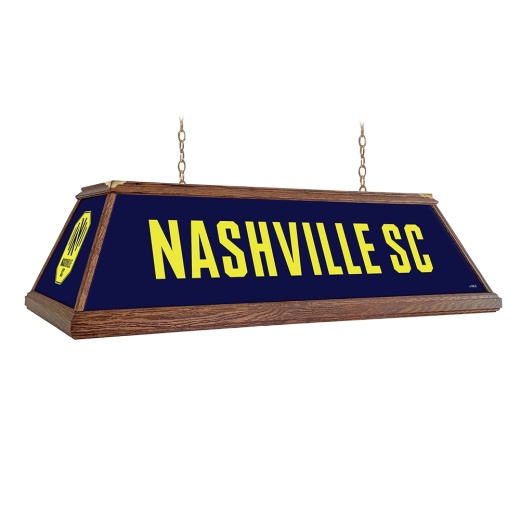 Nashville Sc: Premium Wood Pool Table Light