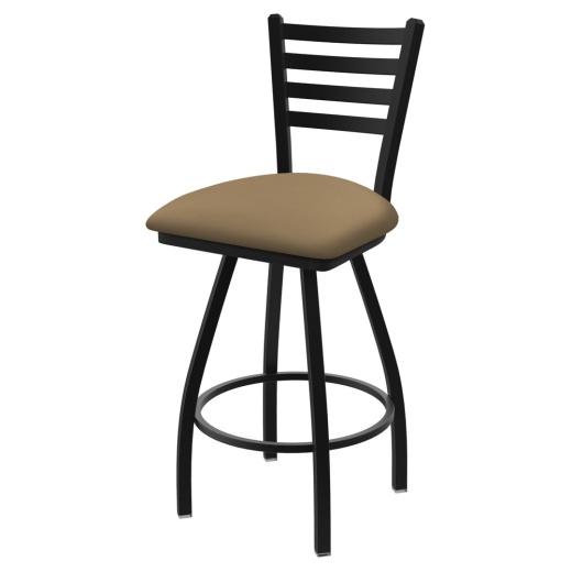 Xl 410 Jackie Swivel Stool With Black Wrinkle Finish And Canter Sand Seat