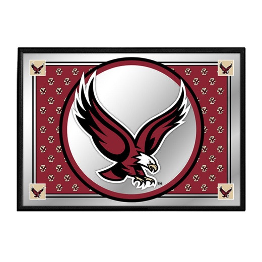 Boston College Eagles: Eagle, Team Spirit Framed Mirrored Wall Sign