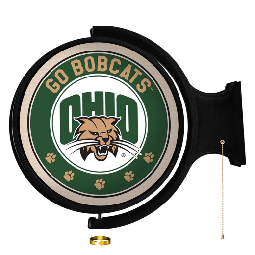 Ohio University Bobcats Rotating Illuminated Team Spirit Wall Signround