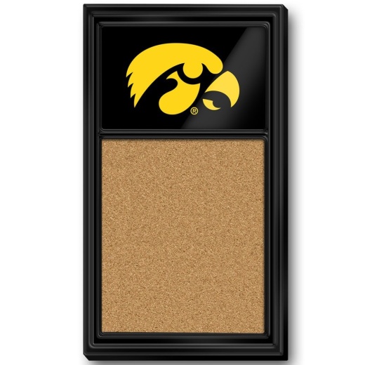 University Of Iowa Hawkeyes Team Board Corkboardtigerhawk