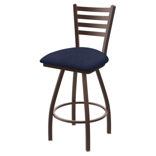 Xl 410 Jackie Swivel Stool With Bronze Finish And Graph Anchor Seat