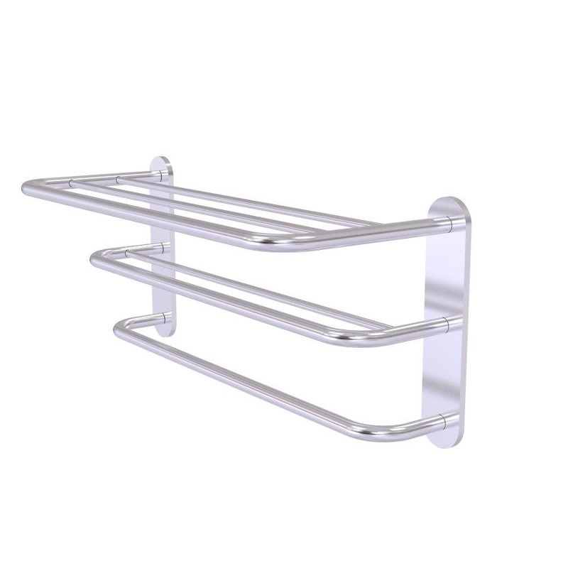Three Tier Hotel Style Towel Shelf With Drying Rack